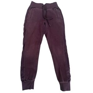 Lululemon Align Jogger Pants Vintage Plum Purple Drawstring Pockets Size 4